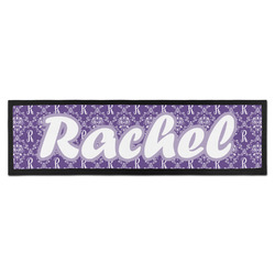 Initial Damask Bar Mat - Large