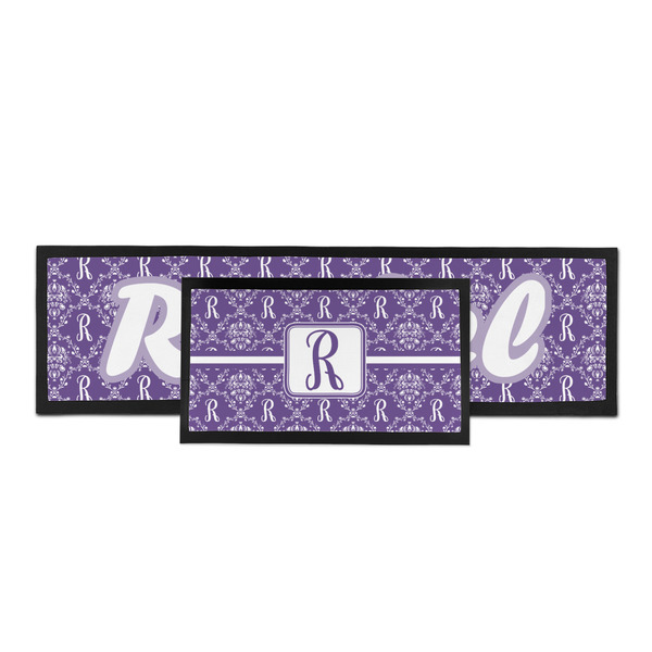 Initial Damask Bar Mat - Parent Main