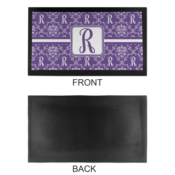 Initial Damask Bar Mat - Small - APPROVAL