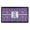 Initial Damask Bar Mat - Small