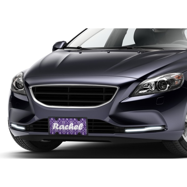 Initial Damask Car License Plate Lifestyle