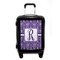Initial Damask Carry On Hard Shell Suitcase - Front