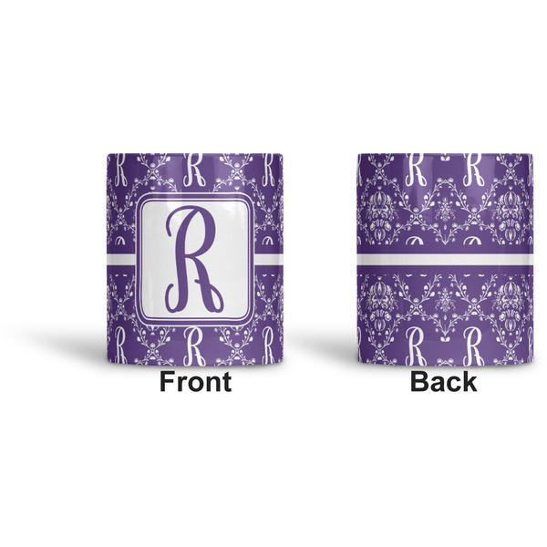 Initial Damask Ceramic Pen Holder - Apvl