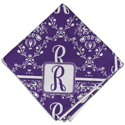 Initial Damask Cloth Dinner Napkin - Single