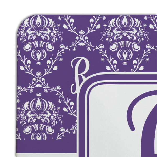 Initial Damask Coaster Set - DETAIL