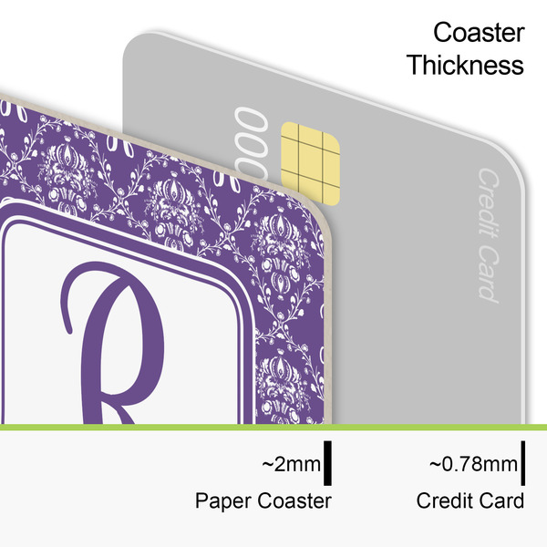 Initial Damask Coaster Thickness