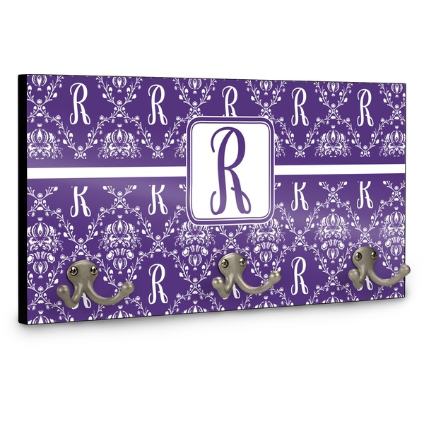 Initial Damask Coat Hanger Main