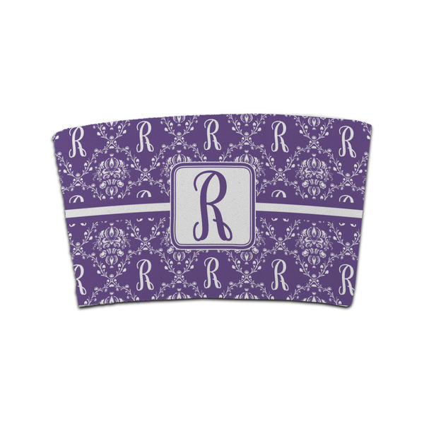 Custom Initial Damask Coffee Cup Sleeve