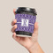 Initial Damask Coffee Cup Sleeve - LIFESTYLE