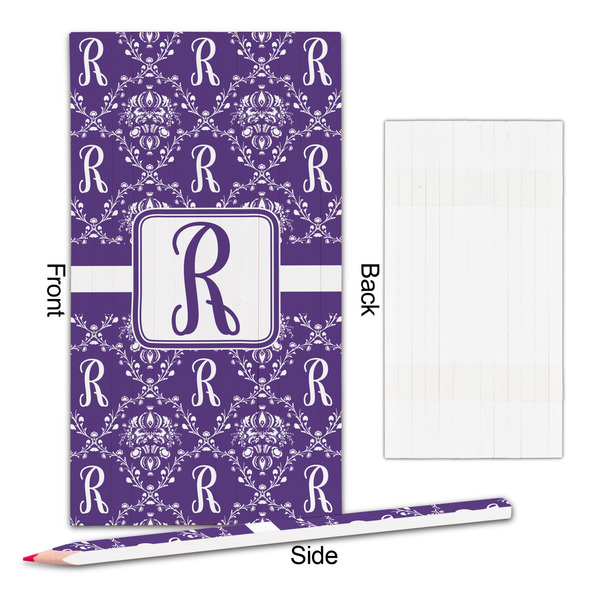 Initial Damask Colored Pencils - Approval