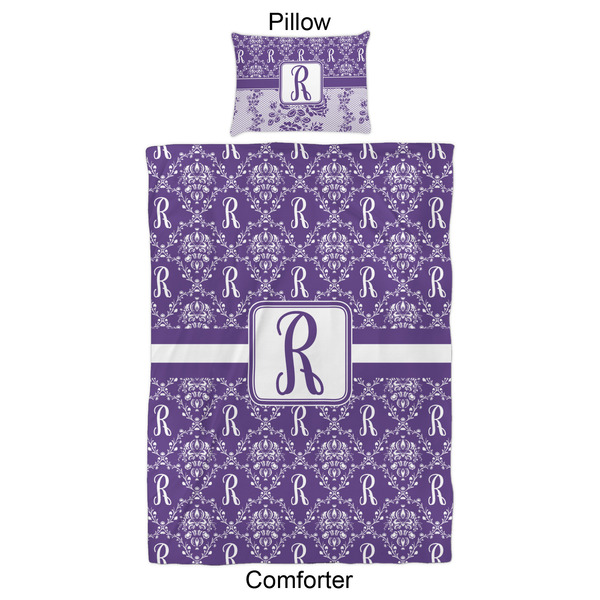Initial Damask Comforter Set - Twin XL - Approval