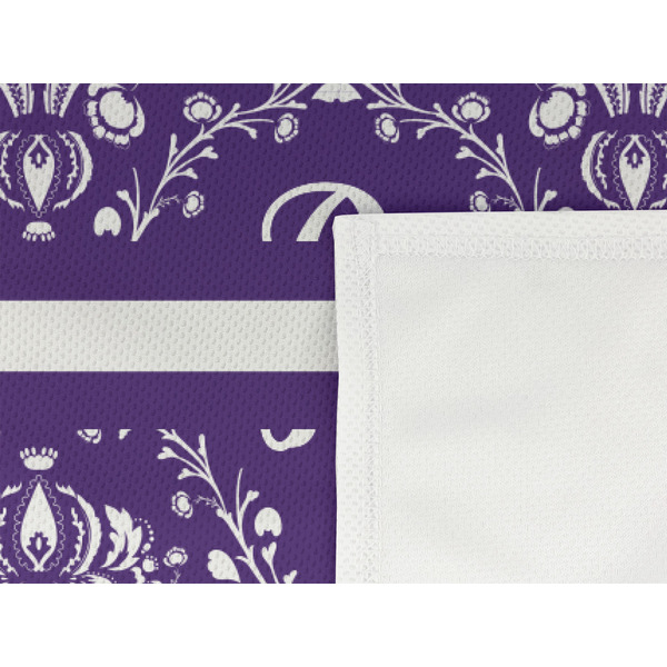 Initial Damask Cooling Towel- Detail