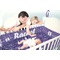 Initial Damask Crib - Baby and Parents