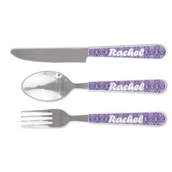 Initial Damask Cutlery Set