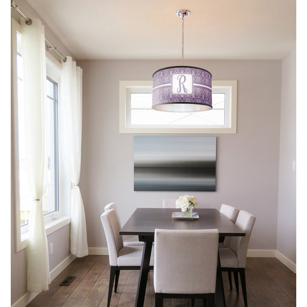 Initial Damask Dining Room Pendant Lamp