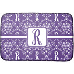 Initial Damask Dish Drying Mat