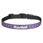 Initial Damask Dog Collar (Personalized)