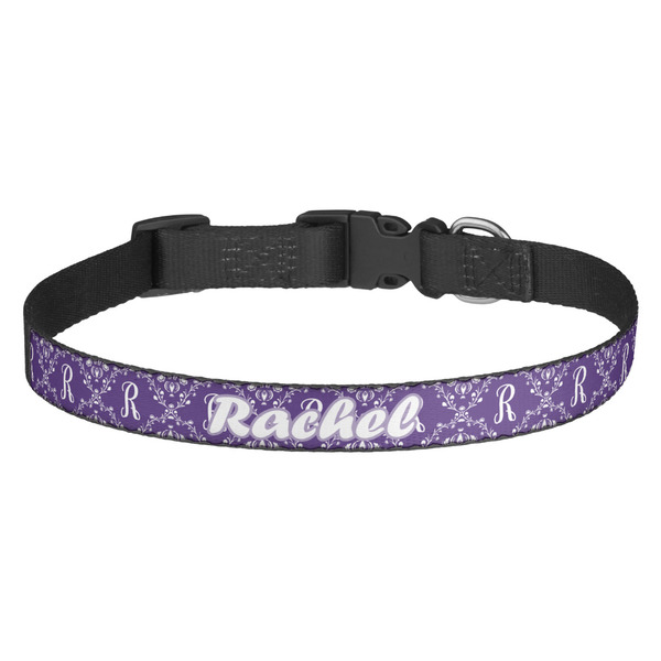 Custom Initial Damask Dog Collar (Personalized)