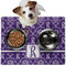 Initial Damask Dog Food Mat - Medium