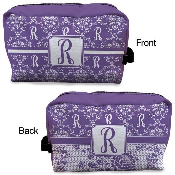 Initial Damask Dopp Kit - Approval