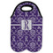 Initial Damask Double Wine Tote - Flat (new)