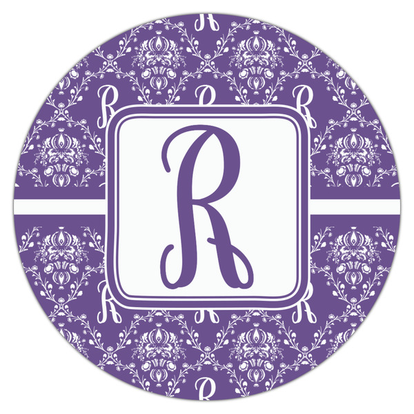 Initial Damask Drink Topper - Large - Single