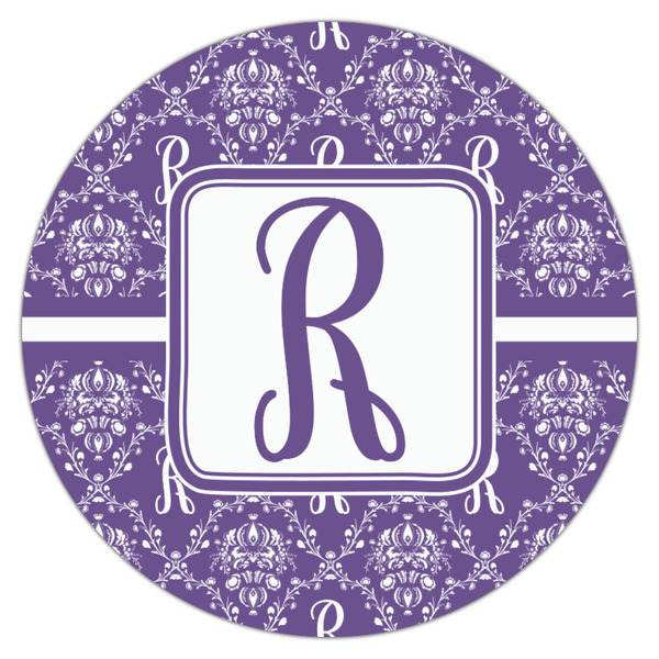 Initial Damask Drink Topper - Medium - Single