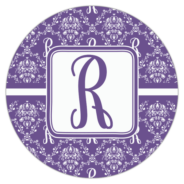 Initial Damask Drink Topper - Small - Single