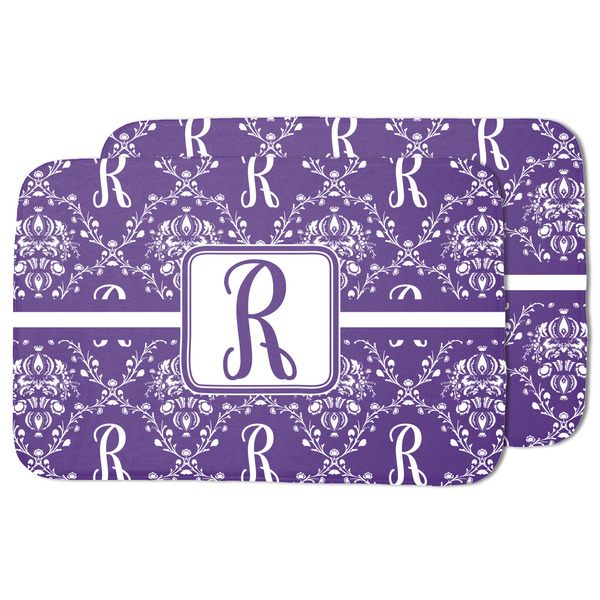 Initial Damask Drying Dish Mat - MAIN