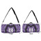 Initial Damask Duffle Bag Small and Large