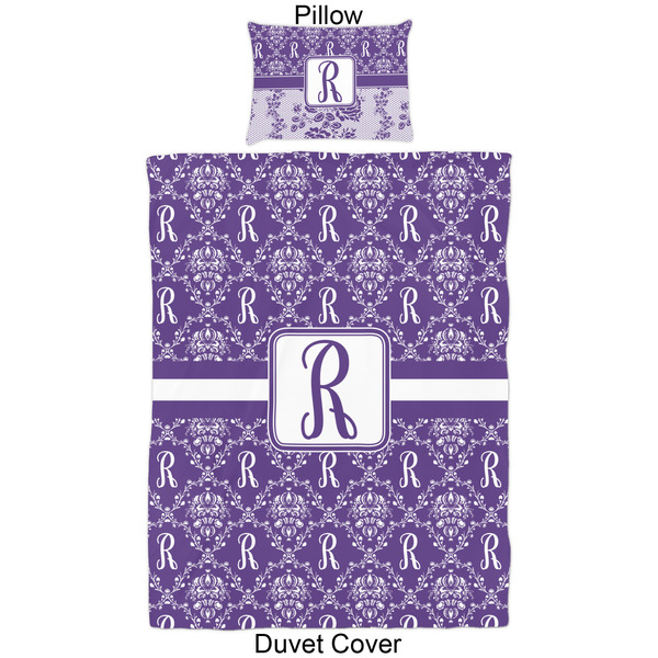 Initial Damask Duvet Cover Set - Twin - Approval