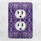 Initial Damask Electric Outlet Plate - LIFESTYLE