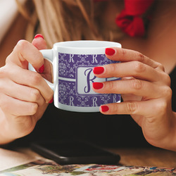 Initial Damask Double Shot Espresso Cup - Single