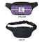 Initial Damask Fanny Packs - APPROVAL