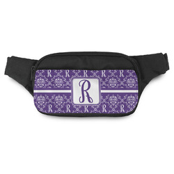 Initial Damask Fanny Pack - Modern Style