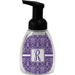 Initial Damask Foam Soap Bottle - Black