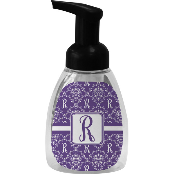 Personalized Initial Damask Foam Soap Bottle