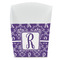 Initial Damask French Fry Favor Boxes
