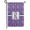 Initial Damask Garden Flag