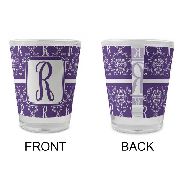 Initial Damask Glass Shot Glass - Standard - APPROVAL