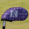 Initial Damask Golf Club Cover - Front