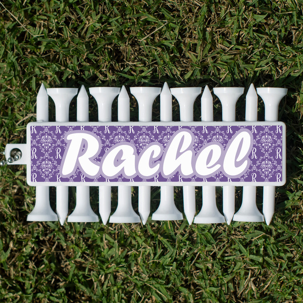 Custom Initial Damask Golf Tees & Ball Markers Set (Personalized)