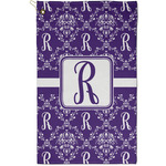 Initial Damask Golf Towel - Poly-Cotton Blend - Small
