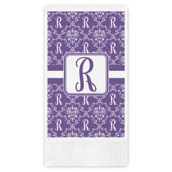 Initial Damask Guest Paper Towels - Full Color