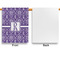 Initial Damask House Flags - Single Sided - APPROVAL