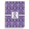 Initial Damask House Flags - Single Sided - FRONT