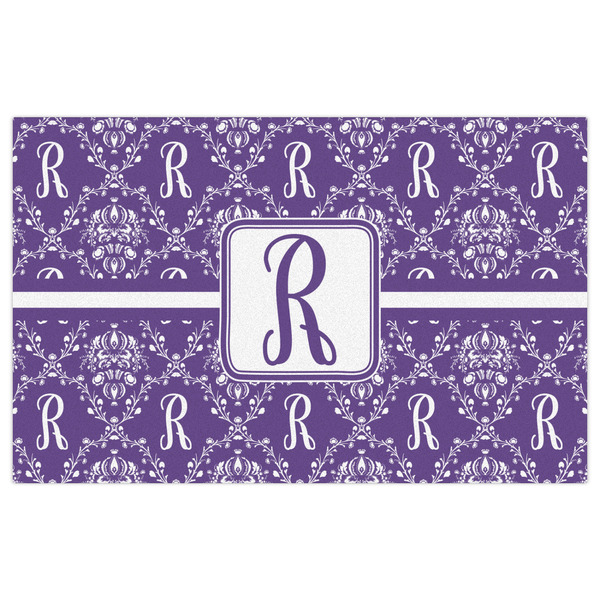 Initial Damask Indoor / Outdoor Rug - 5'x8' - Front Flat