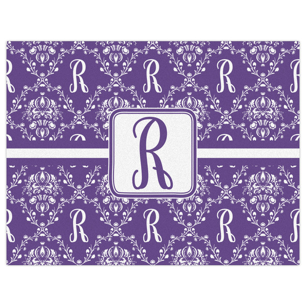 Initial Damask Indoor / Outdoor Rug - 6'x8' - Front Flat