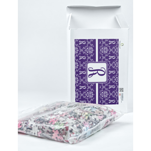 Initial Damask Jigsaw Puzzle 1014 Piece - Box