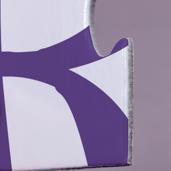 Initial Damask Jigsaw Puzzle 30 Piece  - Close Up